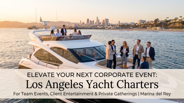 corporate yacht charters Los Angeles